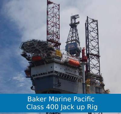 Baker Marine Pacific Class 400 Jack up Rig
